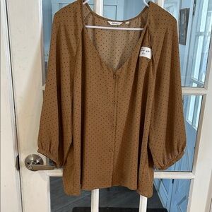 Reitmans Brown Women's Blouse